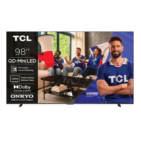 TCL P8L 98P8L TV 2.49 m (98") 4K Ultra HD Smart TV Wi-Fi Black 1000 cd/m²