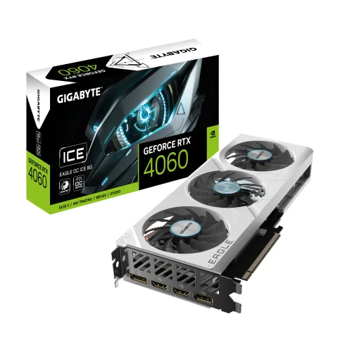 GIGABYTE GV-N4060EAGLEOC ICE-8GD, 8 GB, RTX 4060