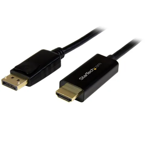 StarTech.com 16ft (5m) DisplayPort to HDMI Cable, 4K