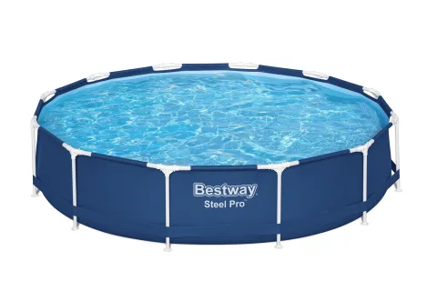 Steel Pro Round Above Ground Pool 3.66 m x 76 cm