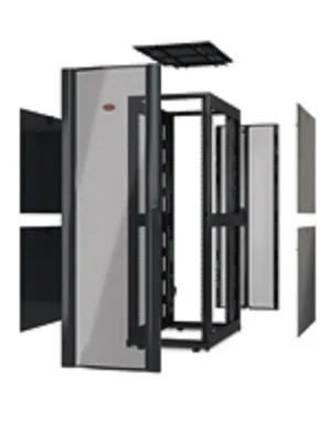 NetShelter SX 42U 750mm široký x 1070mm hlboký kryt bez dverí čierny