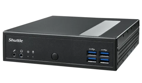 Shuttle XPC slim Barebone DL30N, Intel N100, 1x DDR5, 2x LAN (2x