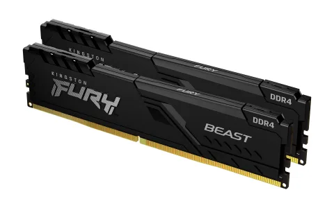 8GB 2666MT/s DDR4 CL16 DIMM (Kit of 2) FURY Beast Black