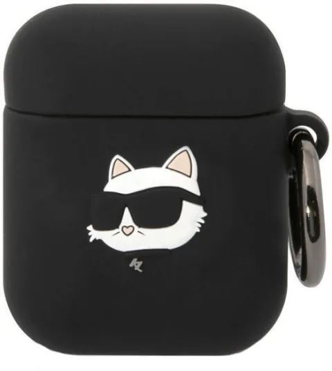 Karl Lagerfeld Choupette Airpods 1/2 Black