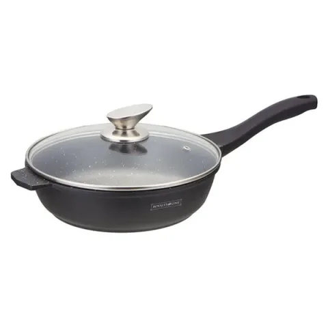 Exclusive Deal ? ROYALTYLINE BDF28ML 28cm Deep Frying Pan Cast Aluminum Cookware