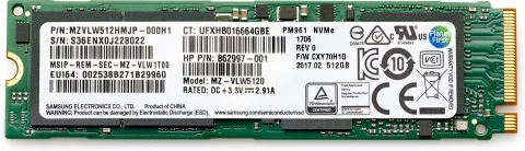 HP 512 GB TLC PCIe 3x4 NVMe M.2 固態硬碟 SATA
