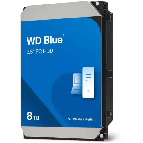 Hard disk WD Blue (3.5", 8TB, SATA3 6Gb/s, 256MB Cache, 5640rpm)