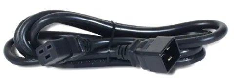 APC AP9877 elektrības kabelis Melns 1,98 m C19 uzmava C20 uzmava