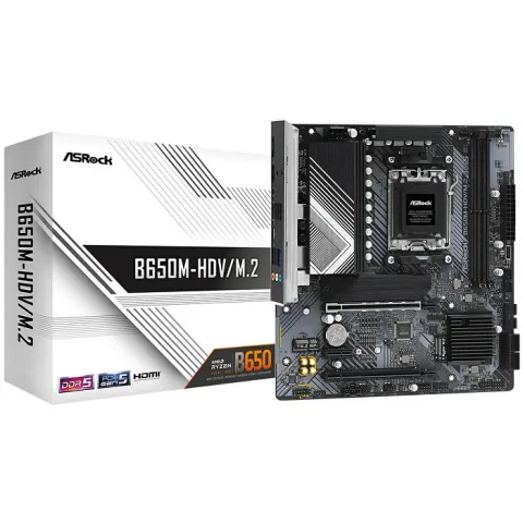Matična ploča ASRock B650M-HDV/M.2, AMD AM5, Micro ATX