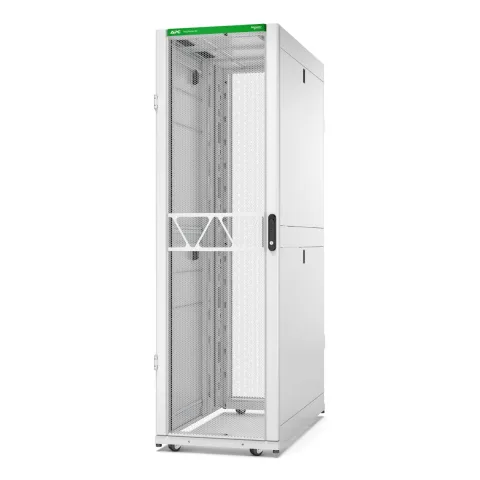 APC NetShelter SX Gen 2, 42U serverová skriňa 600mm x 1200mm s bočnými panelmi, biela