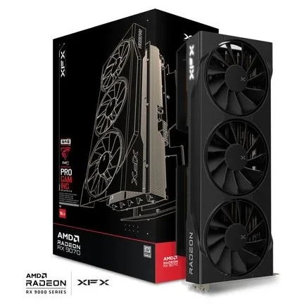 XFX Swift AMD Radeon RX 9070 OC Triple Fan Gaming 16GB (RX-97SWFB3B9) grafična kartica