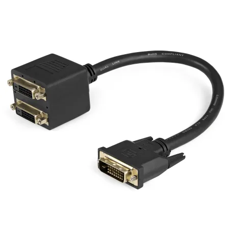 StarTech.com DVI-D auf 2x DVI-D 30cm Splitter Kabel - Dual Link