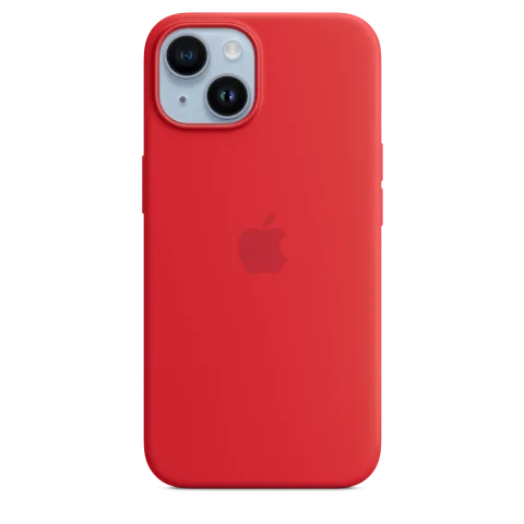 Apple Funda de Silicona MagSafe para iPhone 14 (PRODUCT)RED