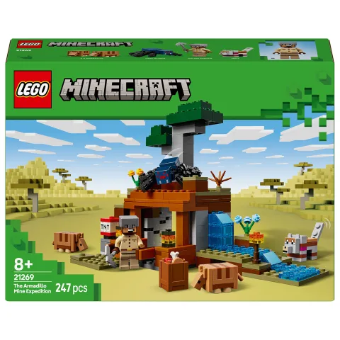LEGO Minecraft 21269 L'expÃ©dition dans la mine du tatou