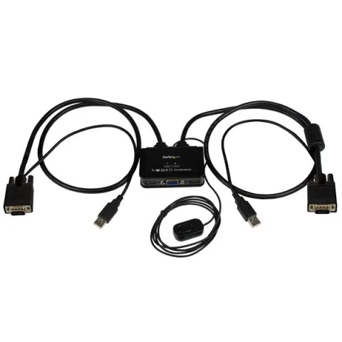 StarTech.com 2 Port VGA USB KVM Switch Kabel - VGA KVM
