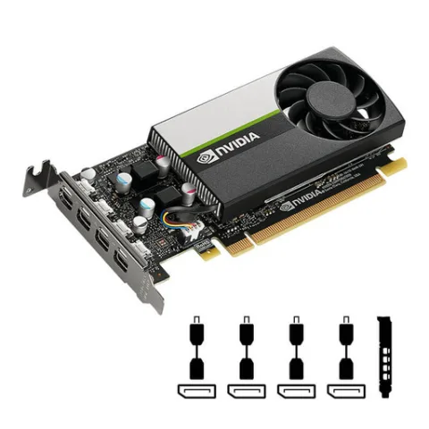 PNY NVIDIA T1000, 8GB GDDR6, PCIe 3.0 x16, 4x mDP-DP, Low Profile grafična kartica