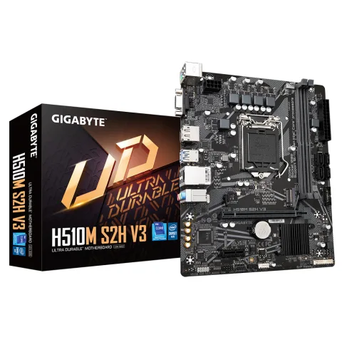GIGABYTE H510M S2H V3 Motherboard - Supports Intel Core 11th CPUs, up to