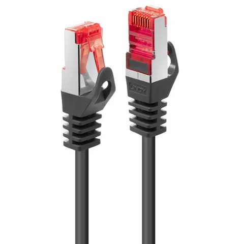 Lindy Cat.6 S/FTP 0.3m networking cable Black Cat6 S/FTP (S-STP)