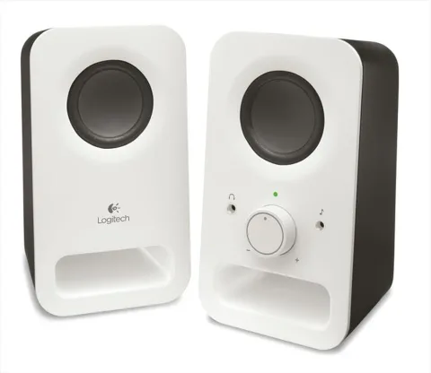 LOGITECH - Z150 Multimedia Speakers-Snow White