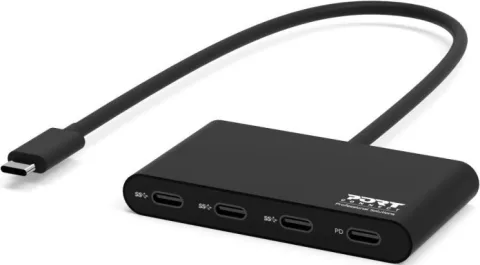 Port Designs USB-C HUB, 3x USB-C 3.1 + 1x USB-C 100W PD