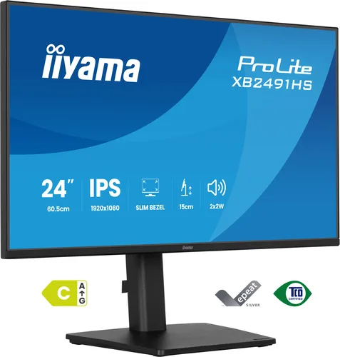 iiyama ProLite XB2491HS-B1 computer, 23.8"