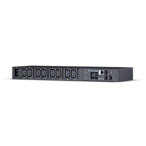 CyberPower PDU81005 energosadales vienība, PDU 8 Maiņstrāvas izvade (-s) 1U Melns