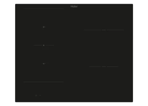 Haier HAIF64IRB1S Black Built-in 60 cm Zone induction hob 4 zone(s)