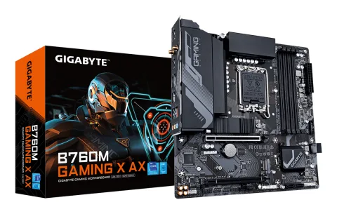 GIGABYTE B760M Gaming X AX Motherboard - Supports Intel Core 14th Gen