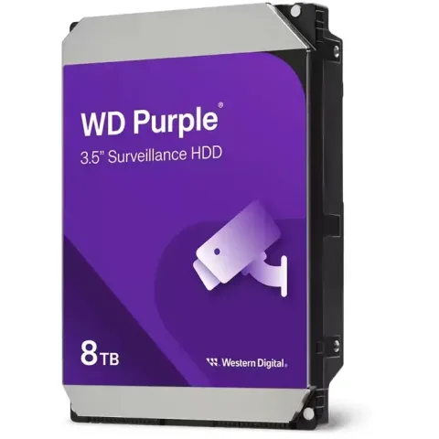 Hard disk WD Purple (3.5", 8TB, SATA3 6Gb/s, 256MB Cache, 5640rpm)