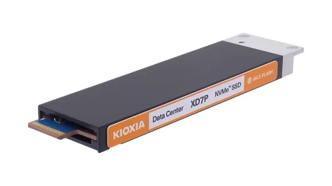Kioxia SSD XD7P 1.92TB E1.S (9.5mm) NVMe Gen4 SED Read Intensive DWPD 1 | KXDZDRJJ1T92