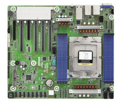 ASRock TURIND8-2L2T, 1xSKT, LGA 6096, AMD EPYC 9005, SoC, SATA