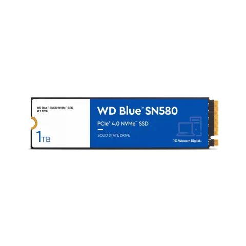 WD Blue SN580 1TB PCIe 4.0, M.2 2280, SSD (WDS100T3B0E)