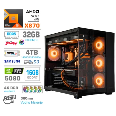 MEGA MT S5, Ryzen 9 9950X, 32 GB RAM, 4 TB, RTX 5080