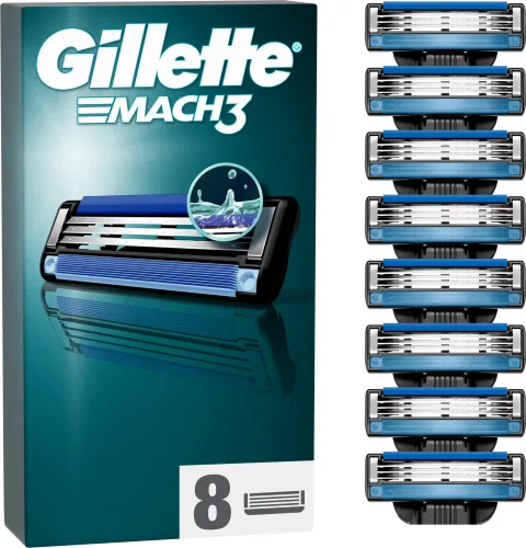 Gillette Mach3 Head 8 ks