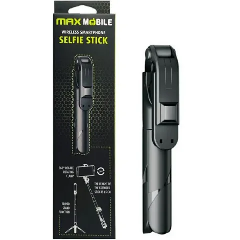 Selfie Stick Tripod Max Mobile XT-02, bluetooth, Black