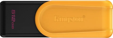 Kingston Technology DataTraveler 512GB Portable USB 3.2 Gen 1 Exodia S (Black/Yellow)