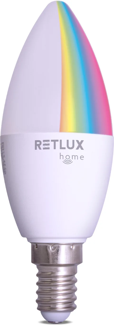 Retlux RSH 100 LED 4,5W C35 E14 RGB Wi-Fi