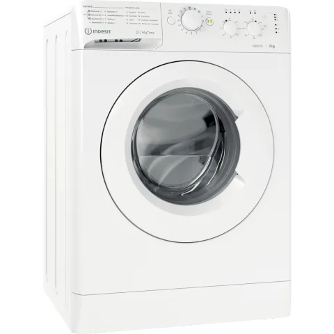 Indesit MTWC 71252 W PL pralka Od przodu 7 kg 1200 RPM Biały