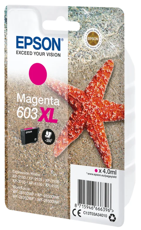 Singlepack Magenta 603XL Ink