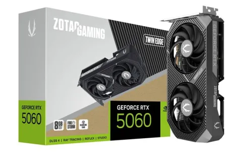 Gráfica ZOTAC GeForce RTX 5060 Twin Edge 8GB GDDR7 DLSS4