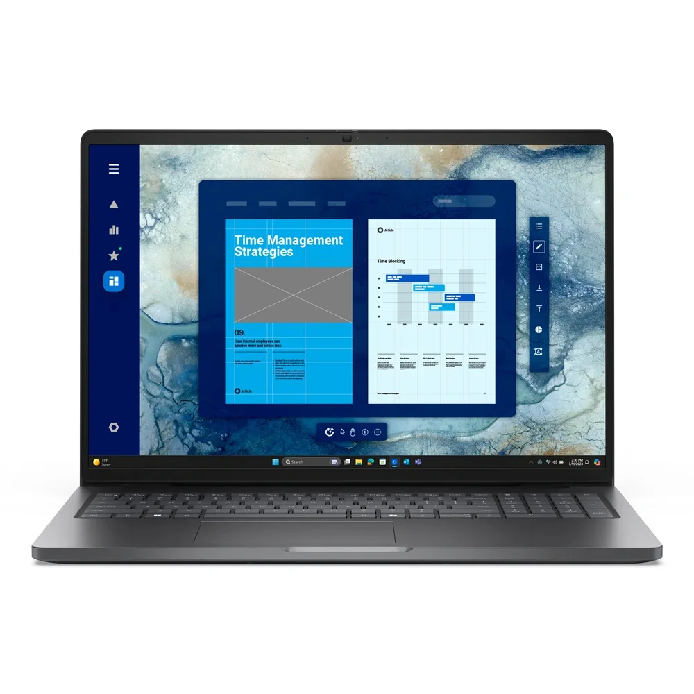 Dell Pro 16 PC16250 notebook - Intel Core 5 120U, 16GB DDR5, 256GB SSD, Linux