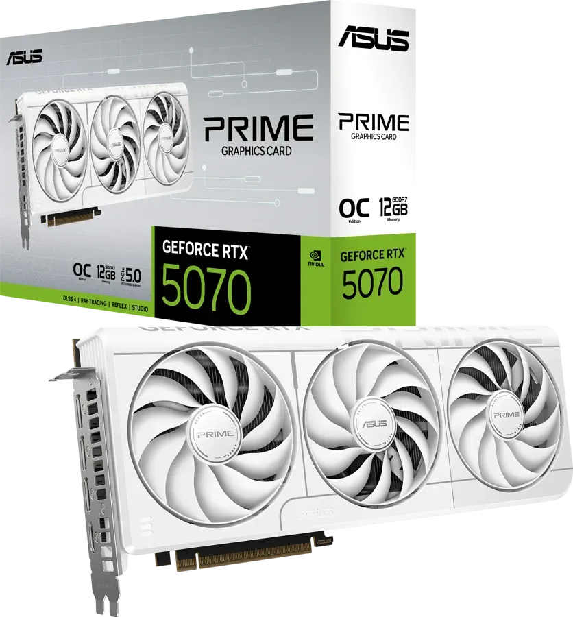 ASUS GeForce RTX 5070 12GB Prime White OC