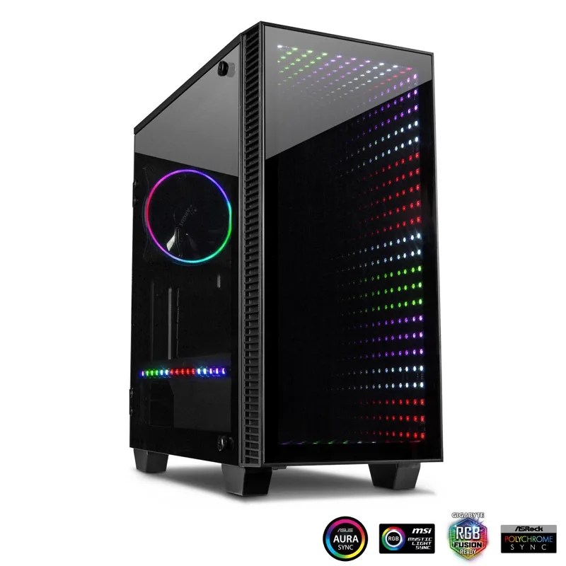 INTER-TECH X-608 Infinity micro ATX, glass window (88881315)