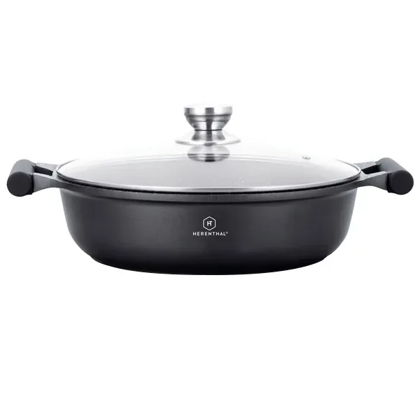 Act Fast! HERENTHAL CBR34M 34cm Casserole Shallow-Pot Cast Aluminum Cookware