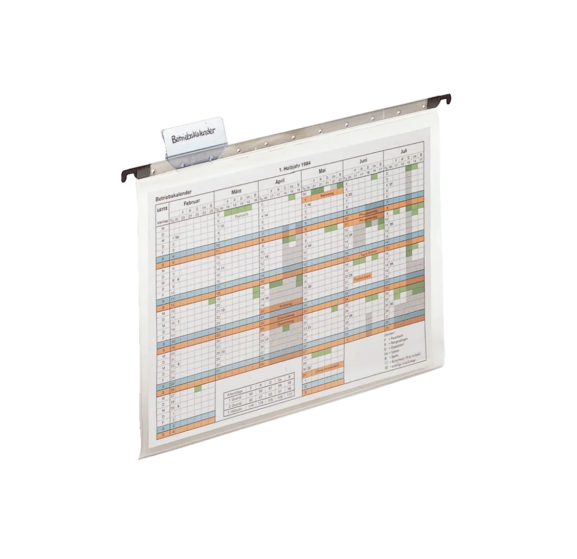 Leitz ALPHA hanging folder A4 Polypropylene (PP) Transparent