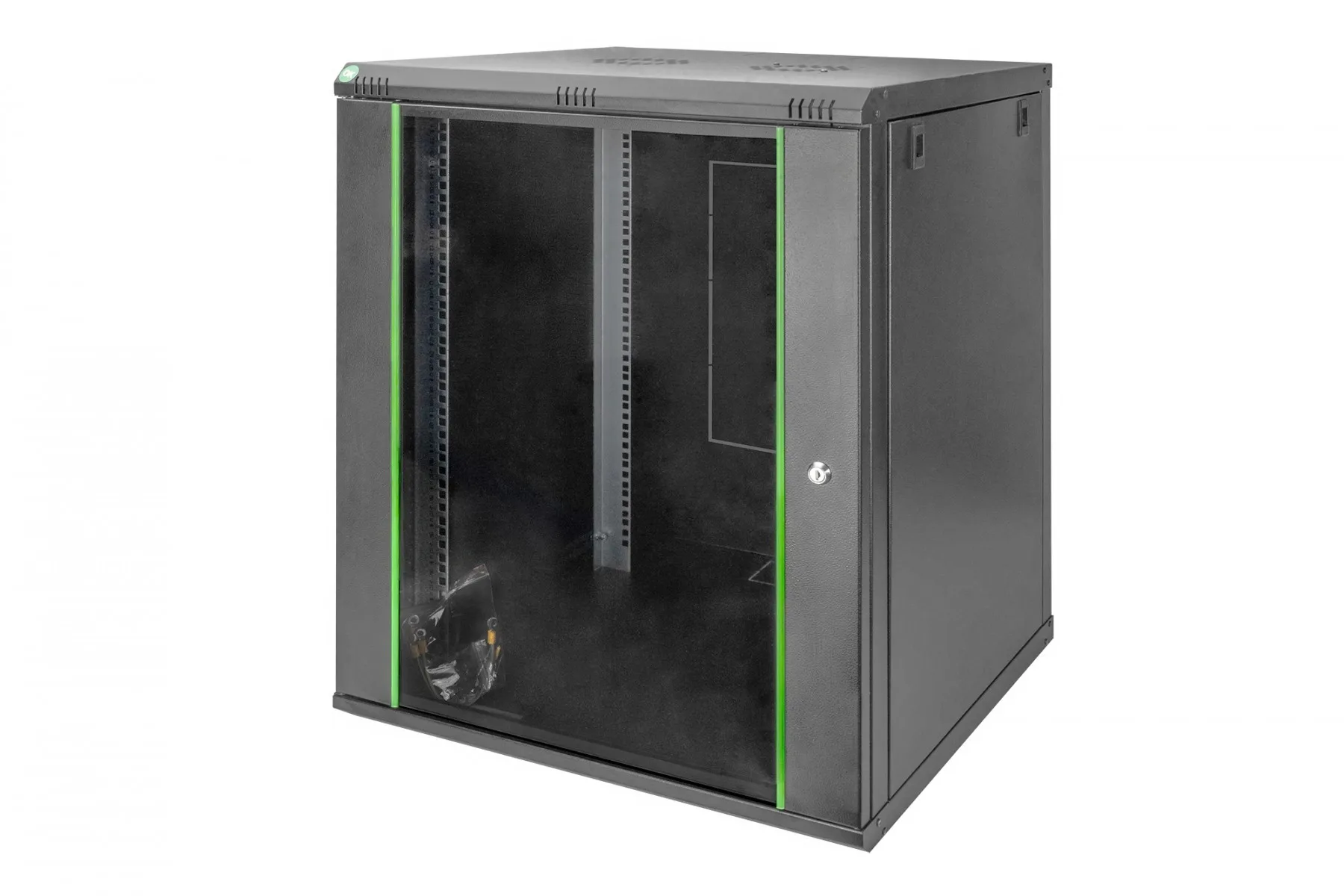 Digitus DN-19 16U-6/6-EC-SW rack Nástenný regál Čierna