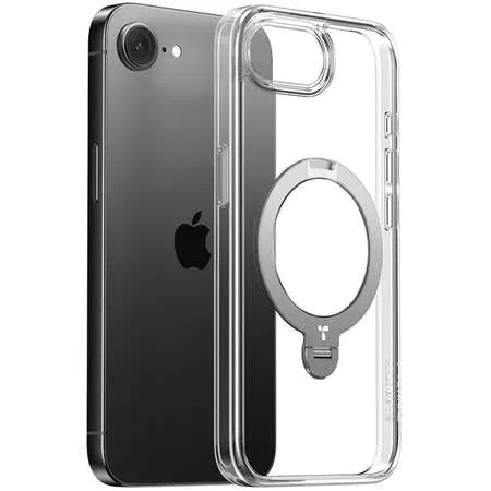 Husa Torras Apple iPhone 17e / 16e Ostand Spin Transparent