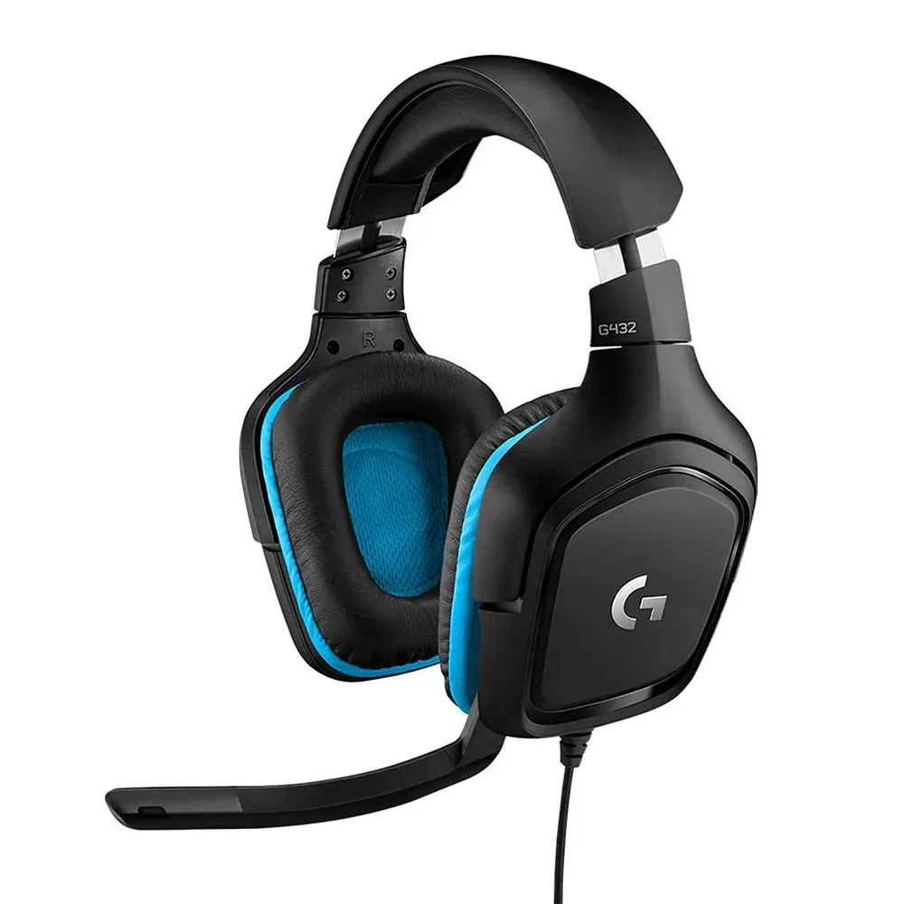 Logitech G G432 Cuffie Gaming Cablate, Audio Surround 7.1