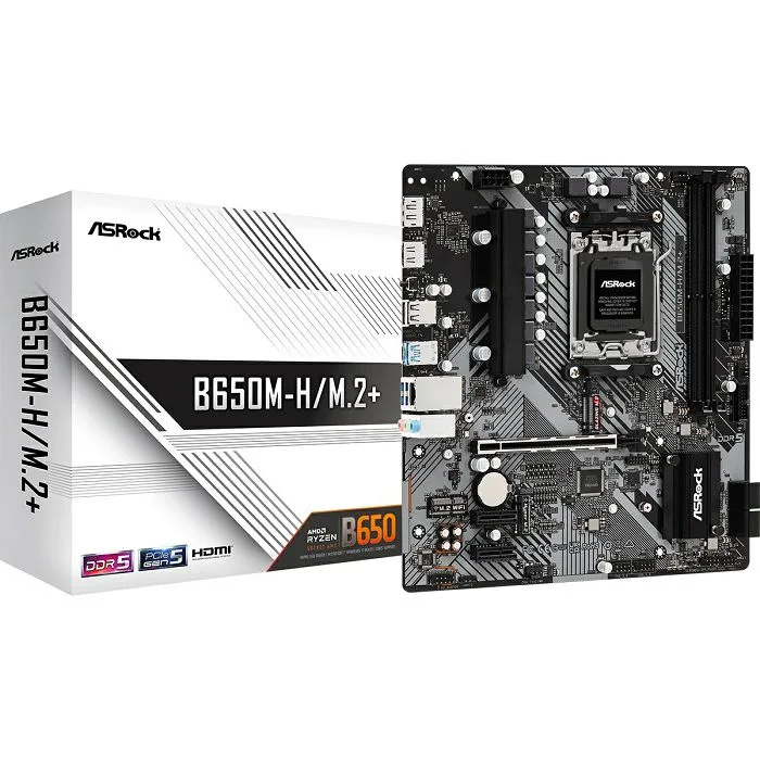Matična ploča ASRock B650M-H/M.2+, AMD AM5, Micro ATX