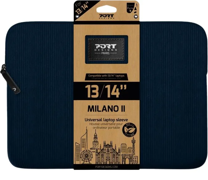 Port Designs MILANO II 13/14" Black/Blue